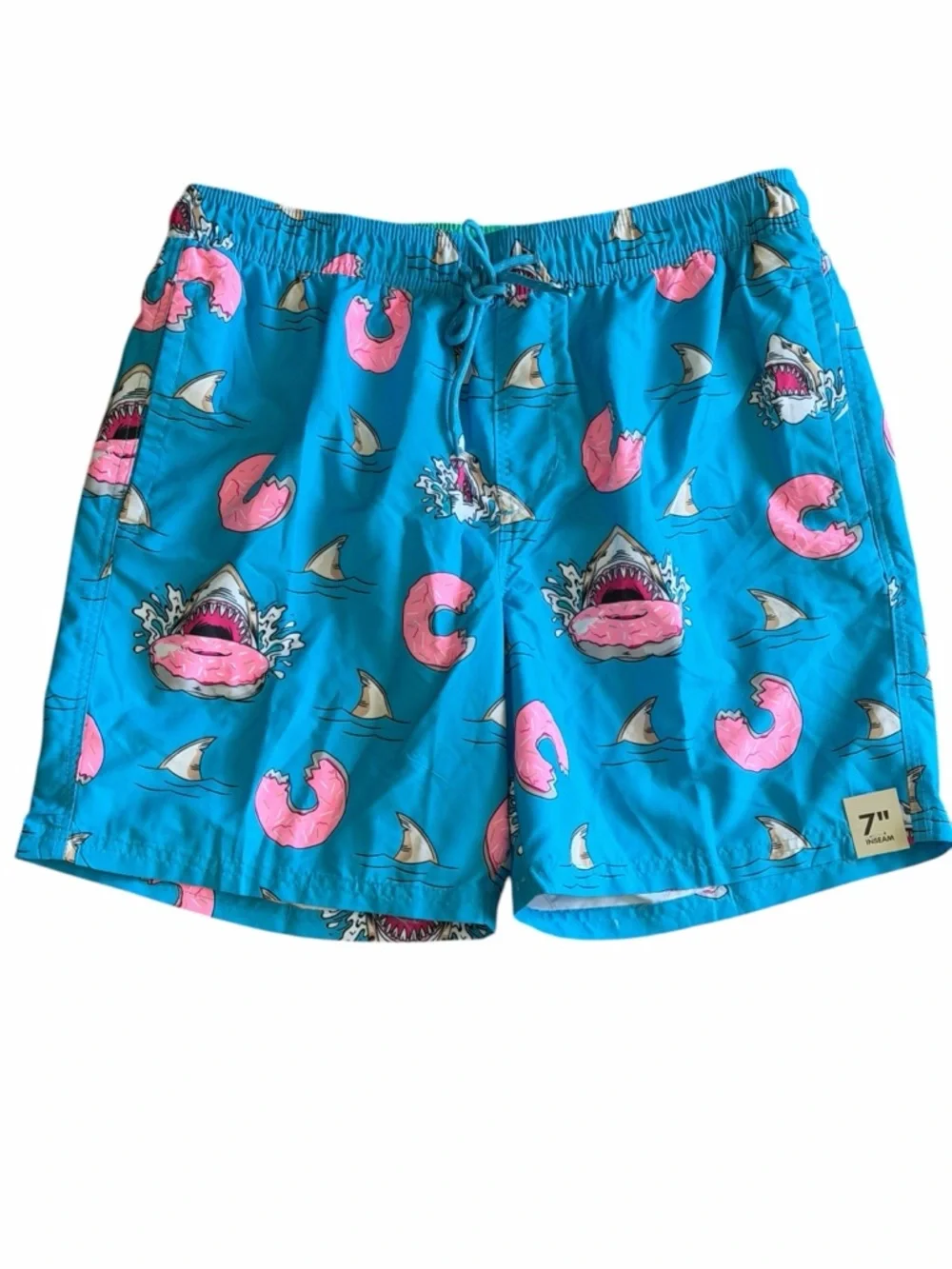 NWT M, 2XL No Boundaries Pool Party Swim Trunks Men’s Graphic Print Board Shorts
